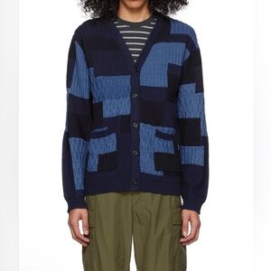 BEAMS Men’s Patchwork Cardigan